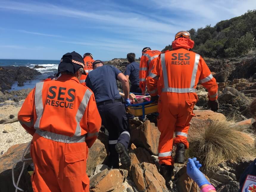 Skilled Cowrie Bay rescue