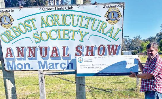 Orbost Show gets a boost