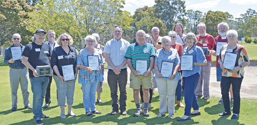 Bushfire volunteers recognised